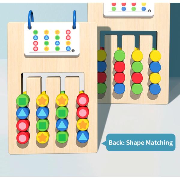 New Montessori Children Educational Game Toy Color Matching Game for Brain Intelligence