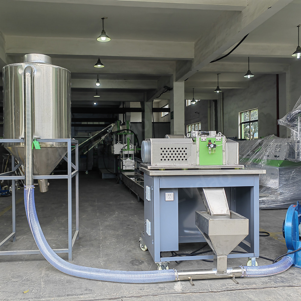 Customized PP PE Plastic Recycling Granulator Machine Line Water Cooling Two Stages