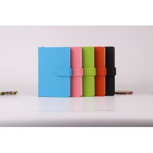 Soft leather cover debossed notebook