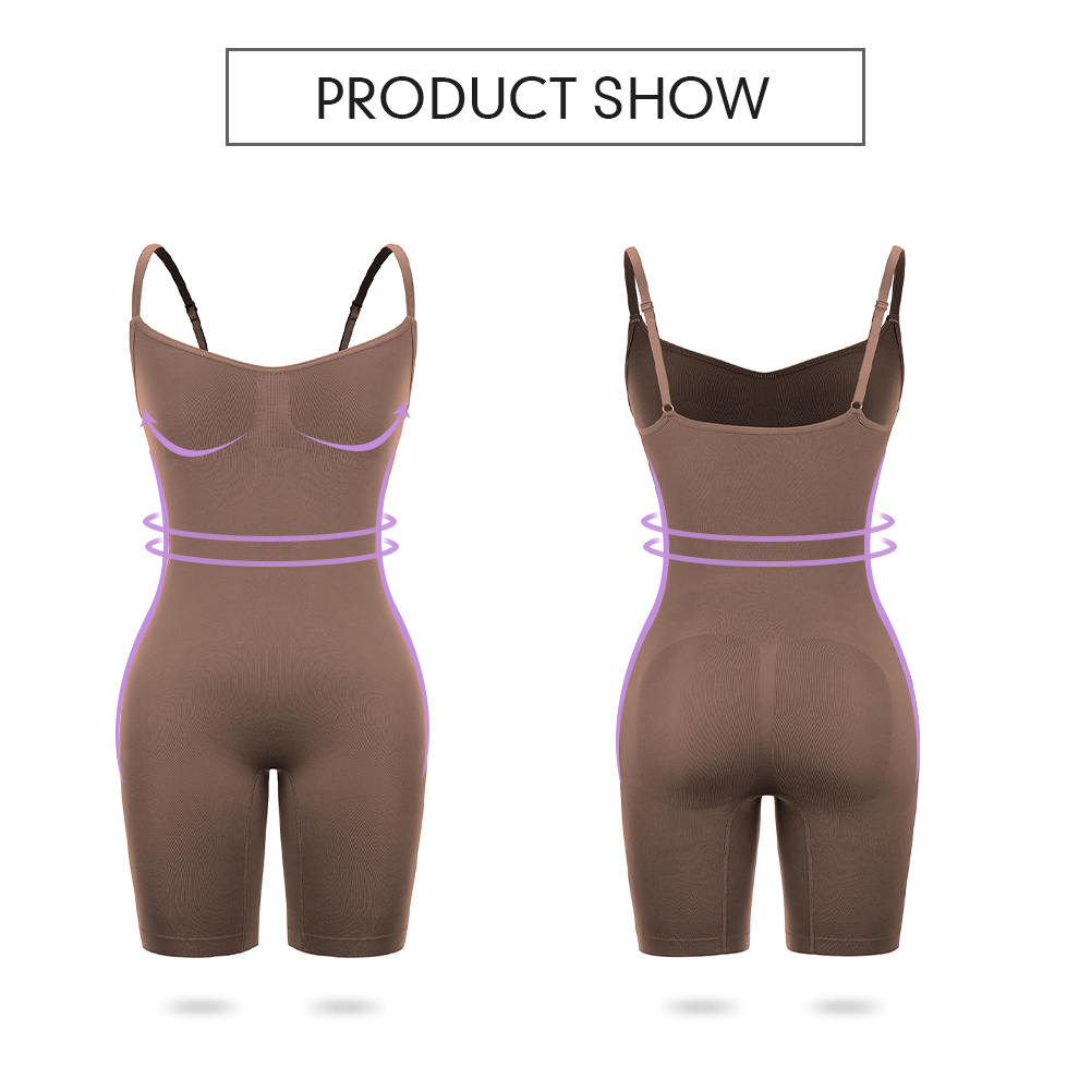 Medium Control Level Full Body Shaper for Women HEXIN High Waist Seamless Body Suit