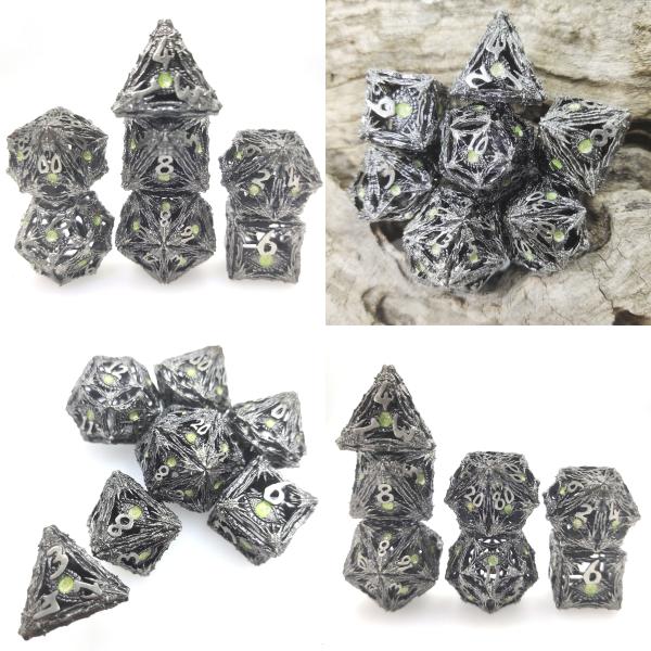 Sharp Edge Dice Cool Polyhedral Odorless Manual Grinding Dice Set