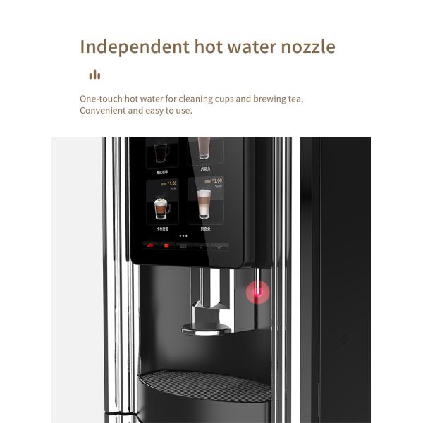 Tabletop Coffee Vending Machine for Office with 15.6 Touch Screen
