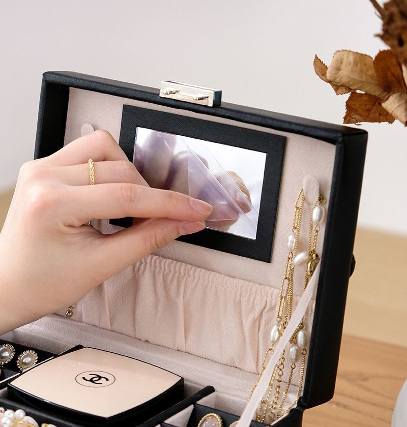 Luxury PU Leather Flannel Packaging Packing Storage Gift Box Case for Ring Earring Pendant Necklace Bracelet Bracelet Watch Cigar Perfume Jewelry Jewellery Set