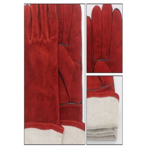 Welder Gauntlet Welding Gloves Heat Resistant Customized Logo OEM Service