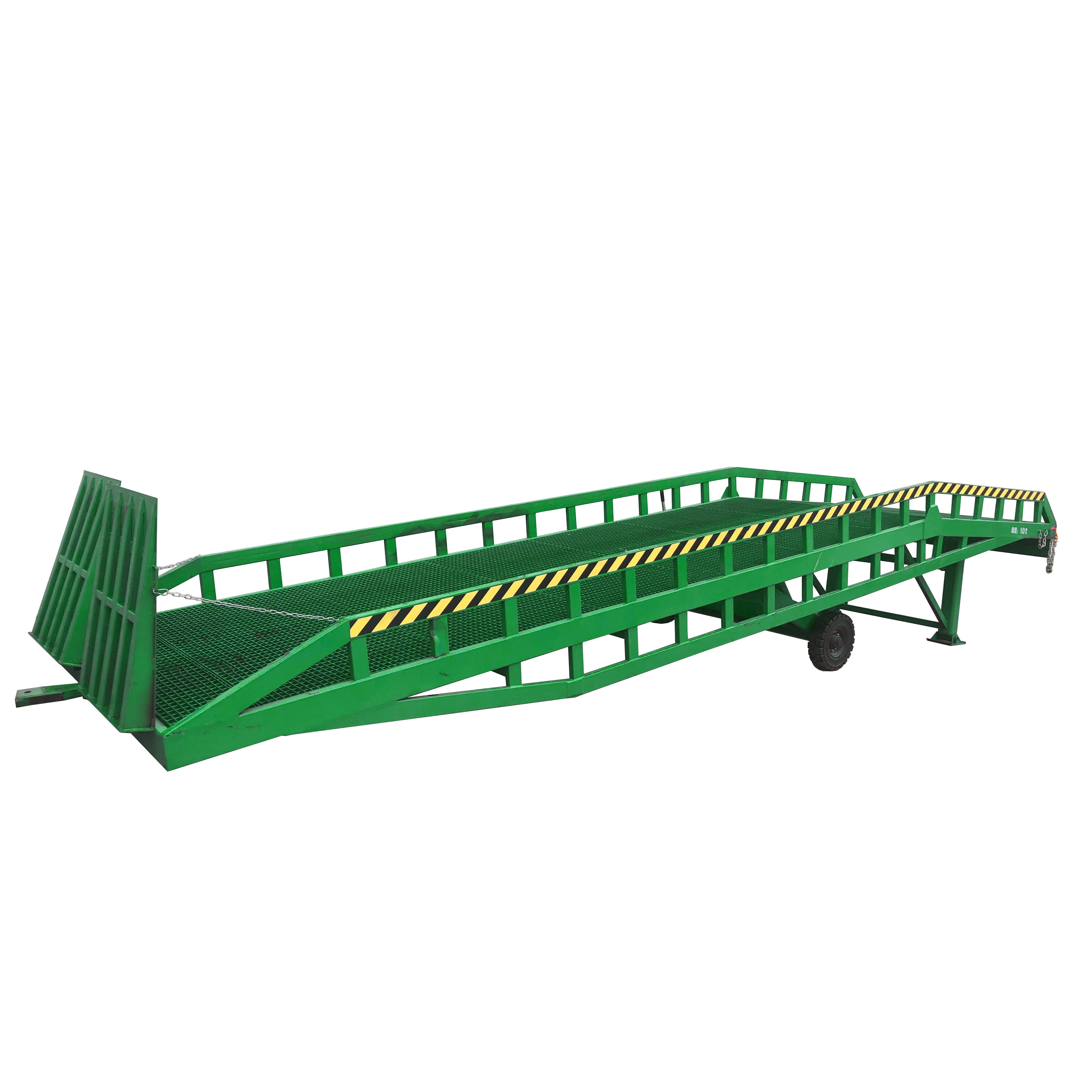 Quality 0.6m Mechanical Hydraulic Mobile Dock Ramp with Outriggers , 6000Kg for sale