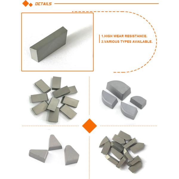 Welding Cutting Tips Carbide Brazed Tips For Steel Tool Long Working Time