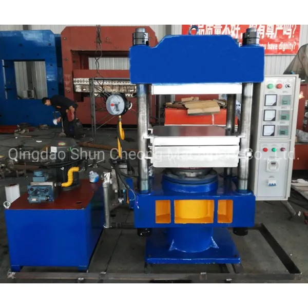 Four Column Rubber Vulcanizing Press Machine for Lab Curing