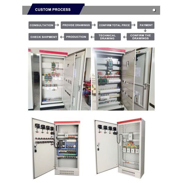 Customized Sets Of Thick Cold-Rolled Steel Plates For Power Distribution Equipment Electrical Power Supply Cabinet