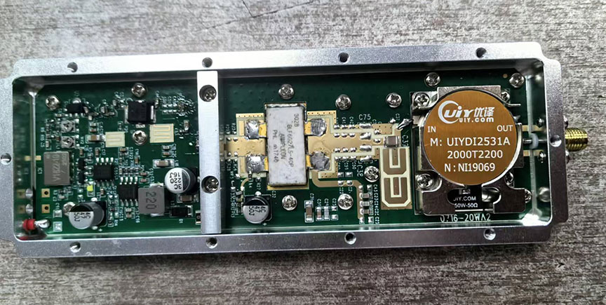 Anti FPV Power Amplifier Wifi Signal Jammer Module 4GHz 50W