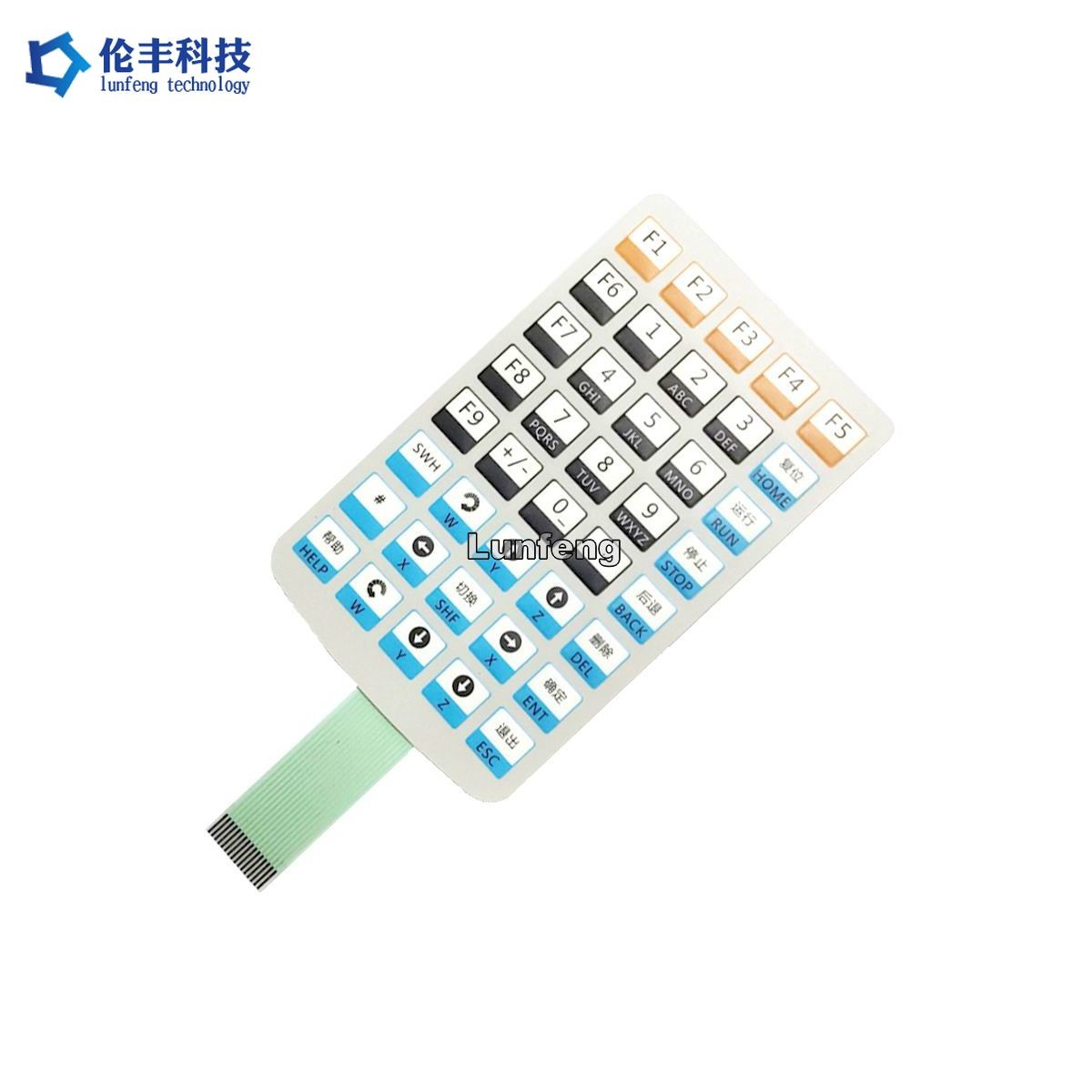Tactile PET Membrane Switch , Metal Dome Tactile Switch OEM