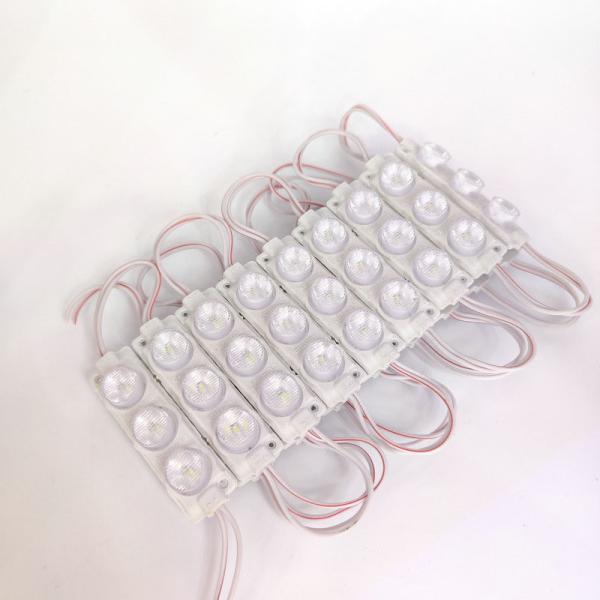 7520 2835 1.5W Injection Molding Outdoor LED Module With 12V Input Volt Waterproof