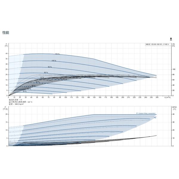 Grundfos Nbge 125-80-160 Water Pump for Optimal Heating Solutions