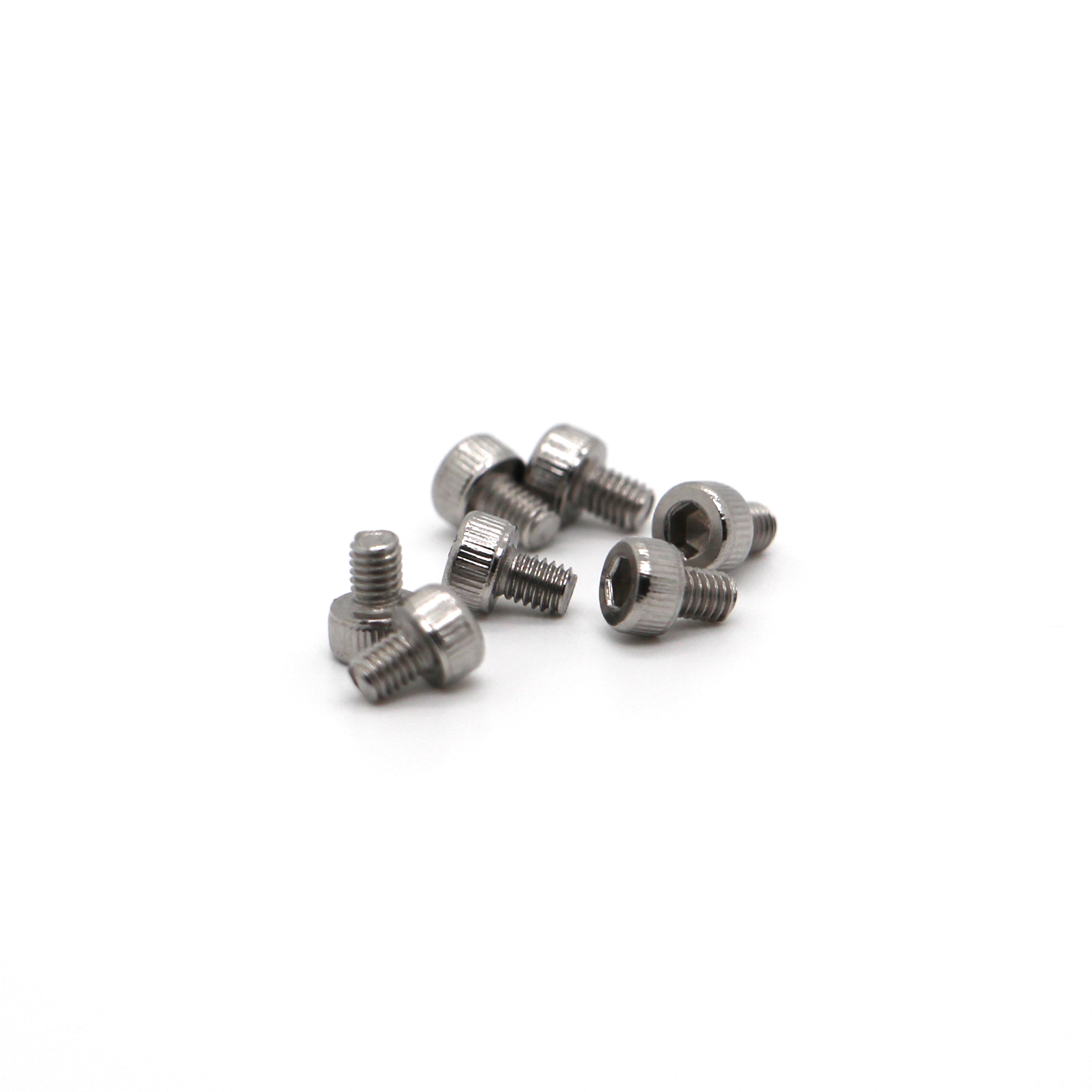 Professional Supplier DIN 912 Stainless Steel Hex Socket Head Cap Micro Screws M0.5-M3 for Machinery Assembly