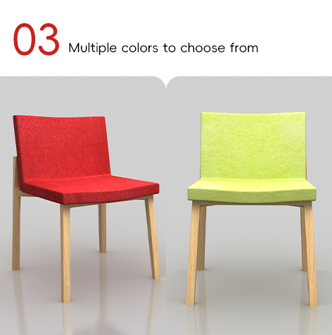 Solid Wood Sturdy Chair With Soft And Comfortable Seat Cushion Support customization
