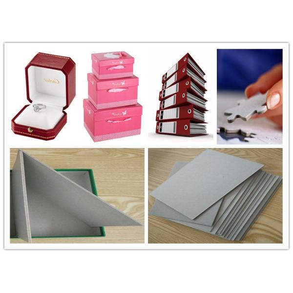 787x1092mm Laminated Gray Cardboard Sheets / Rolls SGS Certification