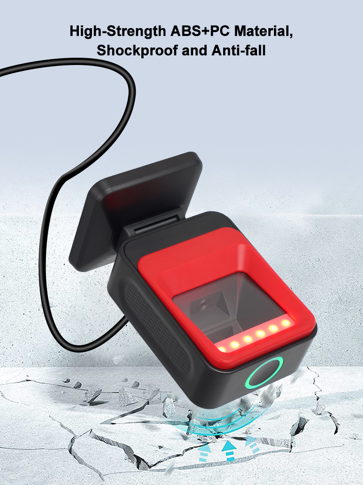 USB Interface 2D Barcode Scanner Hands-Free Scan Machine for Warehouse Use Stock Product