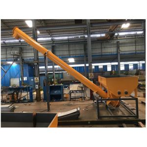 China 45 Degree Bulk Handling Auger Cement Screw Conveyor on sale