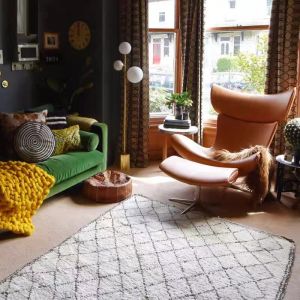 PU Leather Lounge Leisure Lazy Sofa Chair 1050mm Height Sophisticated