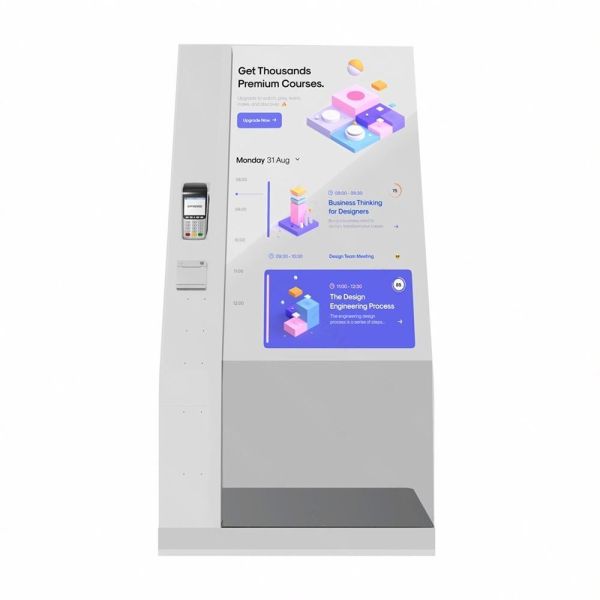 55 Inch See Through Oled Display 1920*1080 Resolution All-In-One For Shopping Mall Guide