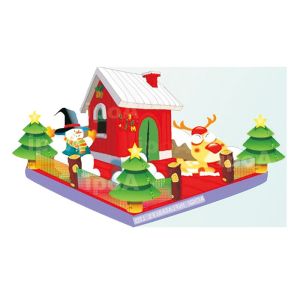 Quality Customized Inflatable Toddler Playground Childrens Bouncy Castle With Slide for sale