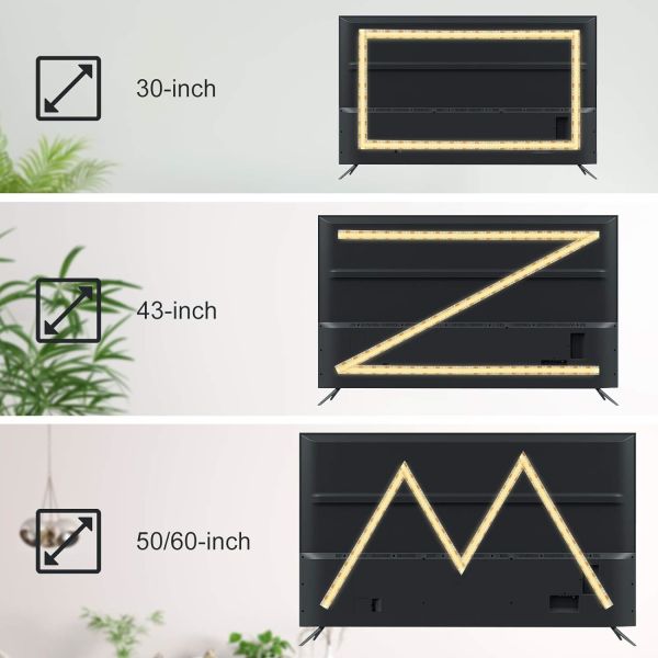 New model DC5V COB LED Strip Lights 2M 300LEDs/m CRI90 USB Led Tape Light box Kit with box package led strip for Home