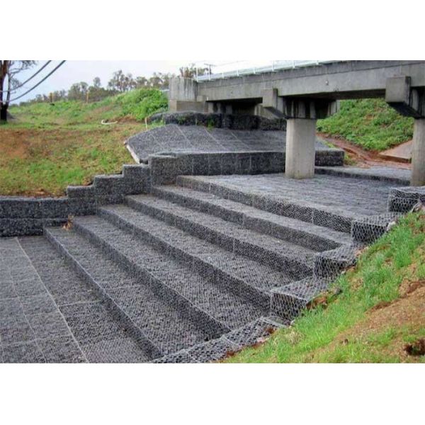 Quality Q195 Frame 1m Welded Gabion Basket Welded Mesh Gabions for sale