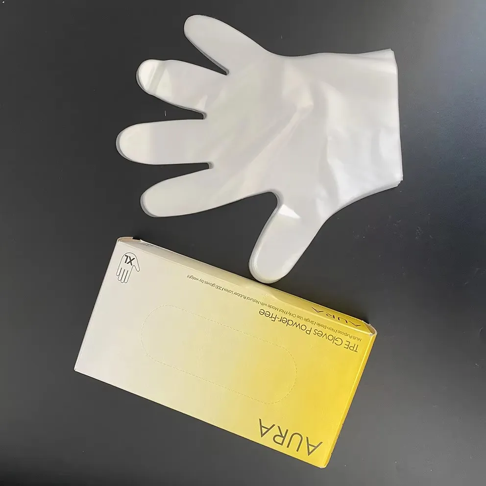 Gloves Food Grade, Security Gloves, Plastic Hand Gloves, Disposable Poly Gloves, PVC Household Gloves