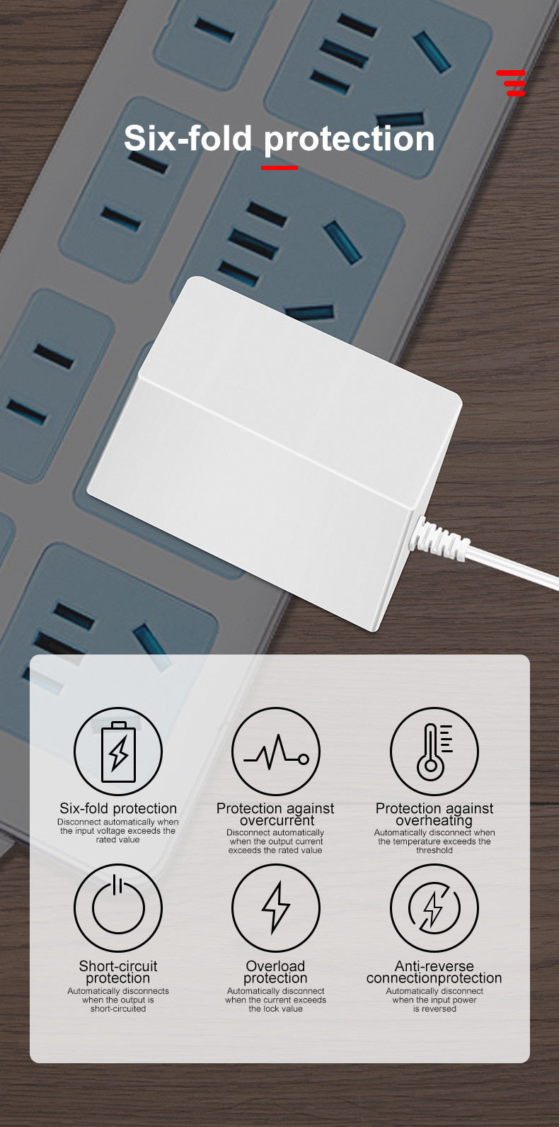 6V 3A AC Power Adapter For Router Lab Sewing Machine Nintendo Switch