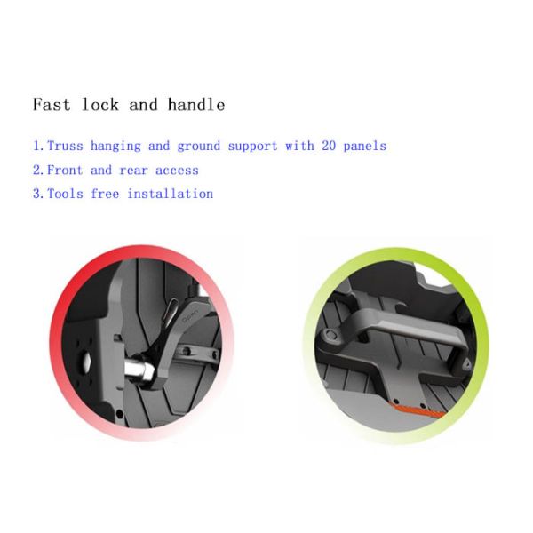 Fast Installation Stage Rental LED Display with High Gray Level 16bits