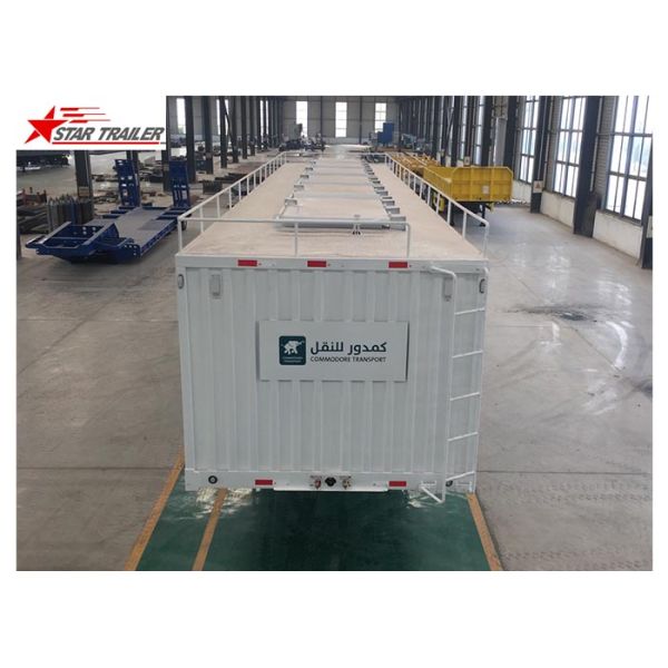 Hydraulic Wing Van Platform Semi Trailer Container Delivery With Tail Retractable