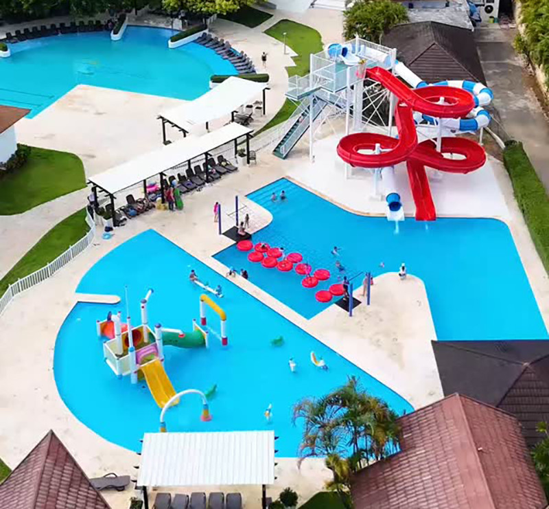 Adult Swimming Pool Water Theme Park Riders Fiberglass Pool Slides Combo For Resort Hotel And Water Park