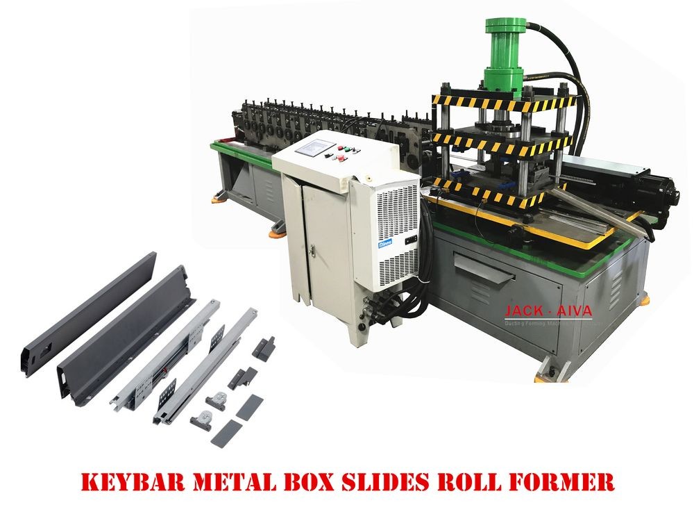 Quality Keybar Metal Box Slides Machine For Office Furniture / Cabinets for sale