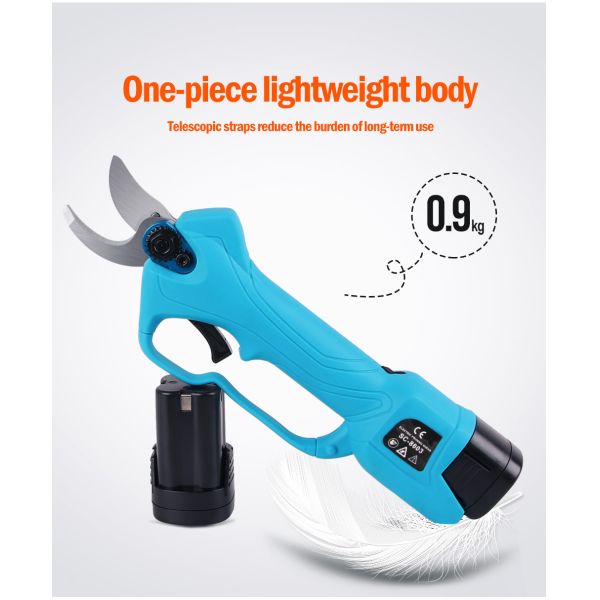 Swansoft 28mm 16.8V 16.8V 무선 정리기 리튬 이온 정리 전단 효율적인 가위 분재 전기 나뭇 가지 정원 도구 전기 SC-8603