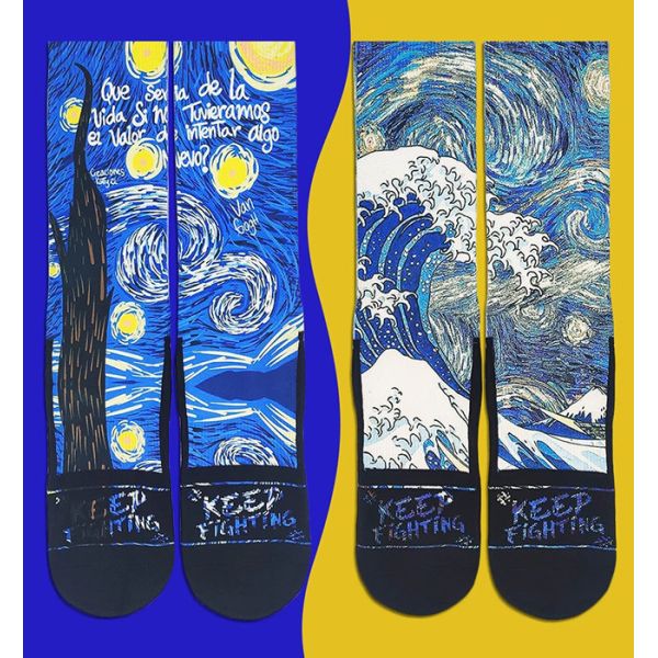 Blank Polyester Sublimation Printed Socks Digital Printed Socks Custom