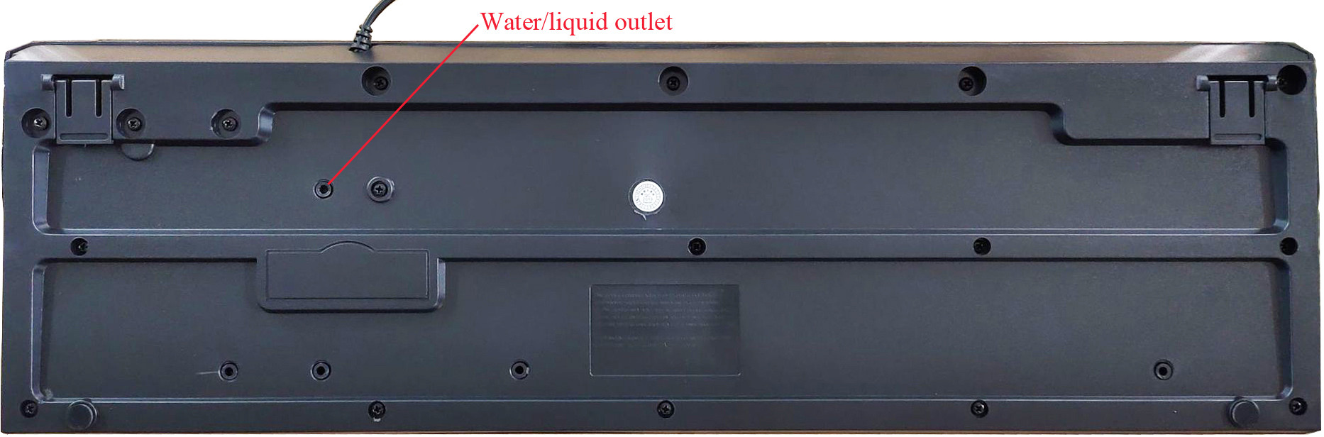 Rugged Waterproof Plastic Keyboard With 12 Function Keys And Numeric Keypad