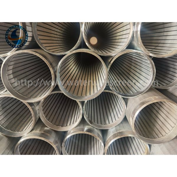 Q195 Low Carbon Galvanised 168mm Water Wire Screen With Bevel Welded Rings