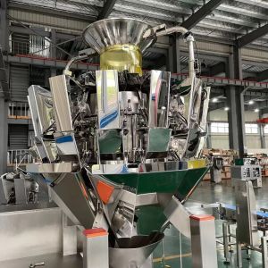 10/14 Heads Multihead Weigher Packing Machine With Touch Screen