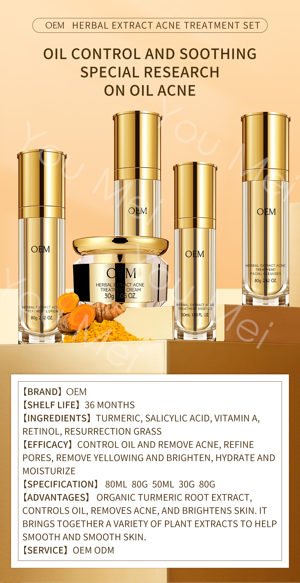 Cosmeceutical Facial Skincare Set Products Oil Control Essence Vitamin Rich Plant