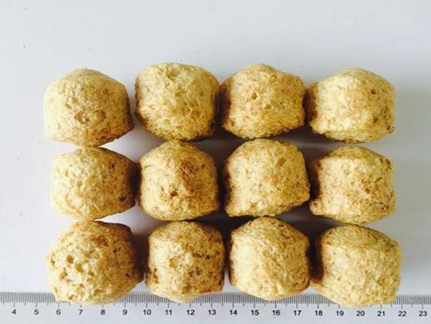 Loose texture Soya Extruder Machine , corn puff making machine