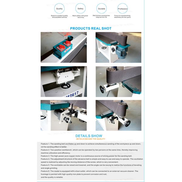 1200mm Max Processing Length Mini Sanding Machine for Woodworking from TEING MM2617