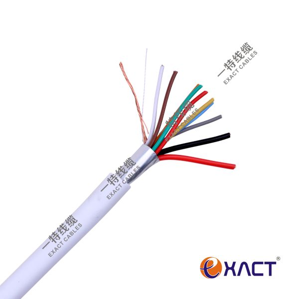 Industrial Alarm System Composite Security Cable with 7x0.2mm Drain Wire and Eca Rating