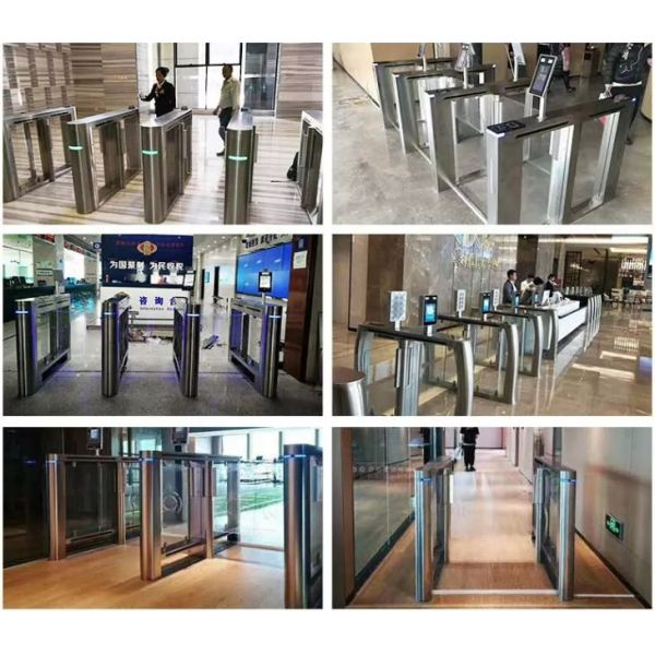 IP54 Swing Turnstile Gate For Airport / Customs Checkpoint Access Control