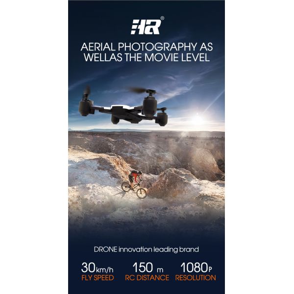 Foldable Drone with Camera 1080P Optical Flow Position Altitude Hold Gesture Photo Follow Mode RC Quadcopter