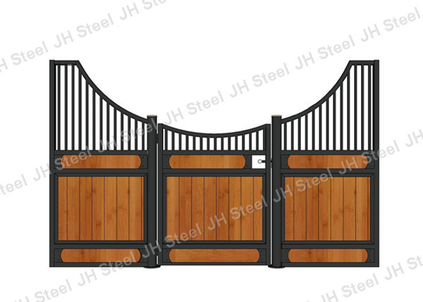 Buy Powder Coated Pine Solid Board 3.6m Horse Stall Front at wholesale prices