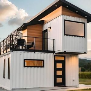 China Convenient Container House Expandable 2 Story Modern Container Homes on sale