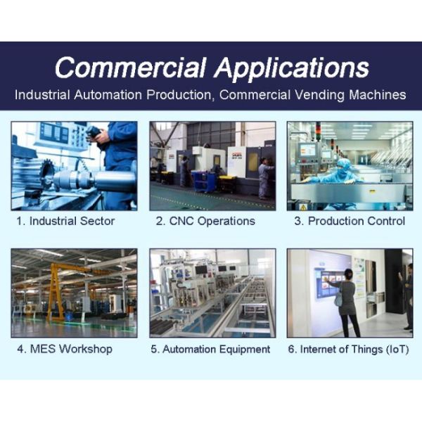 15.6 Inch Industrial all-in-one cash register terminal for supermarkets Linux Win 10 Rk3568 Rk3588 Open Frame Touch Screen Hdmi Panel Pc