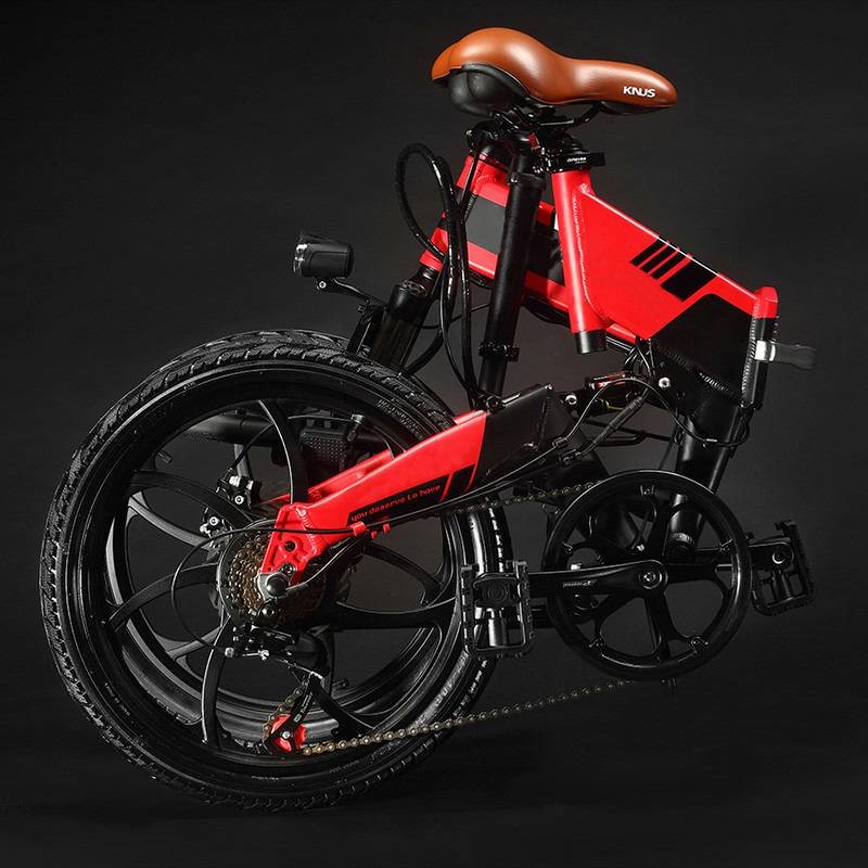 Portable Electric Bike Full Suspension Folding Ebike 8v 9.6Ah 35kmh Richbit Top-730