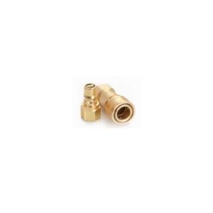 Gas Connection 0.75" Brass Quick Coupler , Universal Quick Connect Brass Fitting