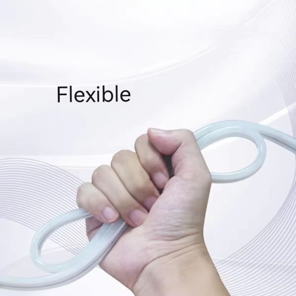 12V Addressable SMD3535 RGB Neon Light 84D/M RGBIC 5M LED Flexible Neon Light With Remote Music Sync Work