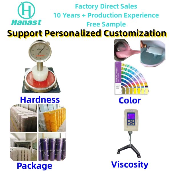 Food-Grade Addition Cure Silicone Moulding Rubber For Wall Tile Mold And Food Molds Making